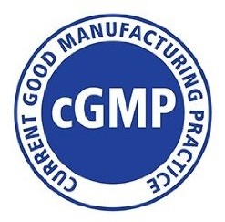 Current Good Manufacturing Practices cGMP Certification Logo